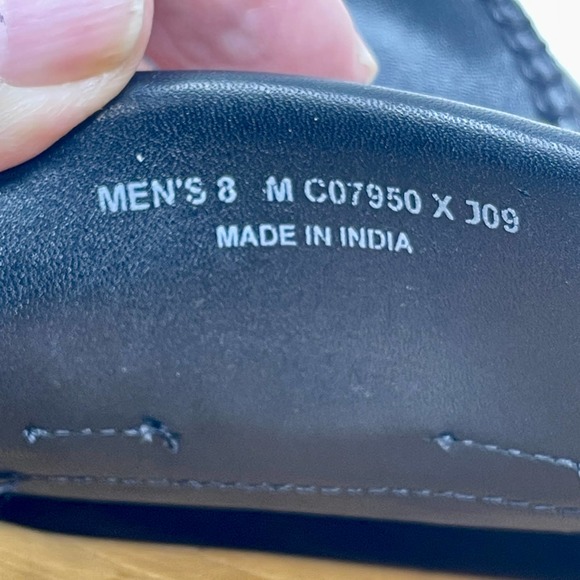 Cole Haan Mens Sz 8 M Loafer Black Brown Tassle Driving Leather S1009-1373 - Picture 10 of 10